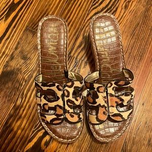 Sam Edelman cheetah wedge